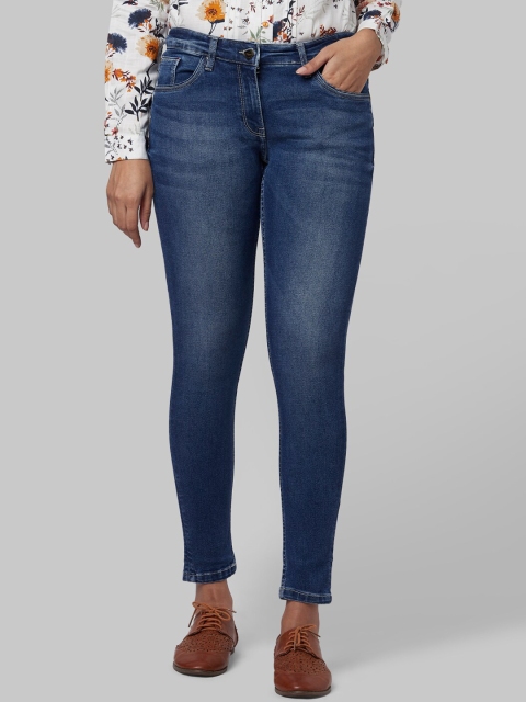 

Park Avenue Woman Women Blue Skinny Fit Mid-Rise Clean Look Jeans