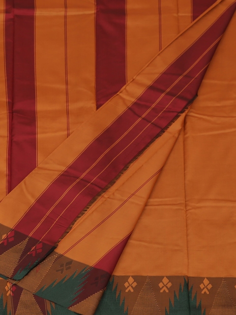 

Pothys Maroon & Orange Art Silk Solid Saree