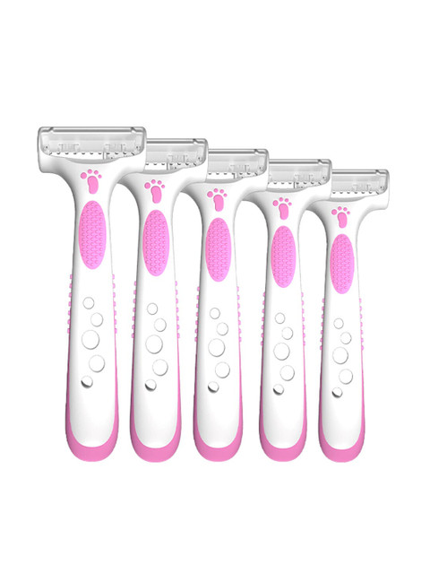 

LetsShave Women Set of 5 Evior Callus Foot Shaver, Pink