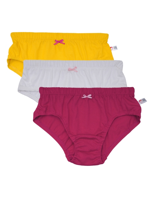 

DChica Girls Pack of 3 Basic Briefs DCPNNV6384, Maroon