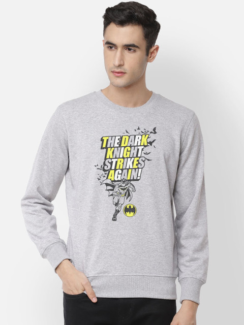 

Free Authority Men Grey Printed Sweatshirt