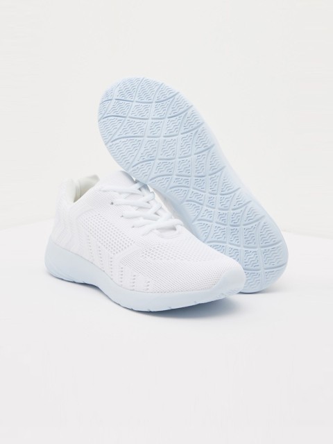 

shoexpress Women White Walking Shoes