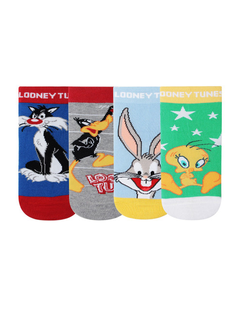

Bonjour Girls Pack of 4 Assorted Ankle Length Socks