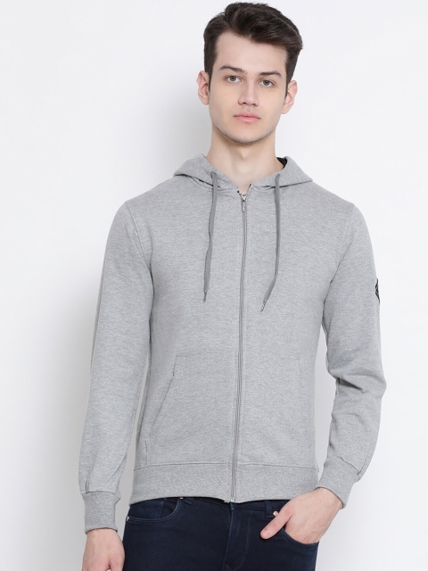 

Genx Men Grey Melange Solid Sporty Jacket
