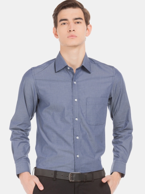 

Arrow Men Blue Regular Fit Solid Casual Shirt