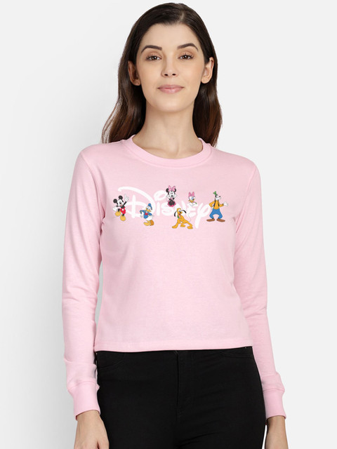 

Free Authority Mickey & Friends Print Pink Sweatshirt For Women