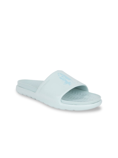 

Hush Puppies Women Blue Printed Comfort Sliders