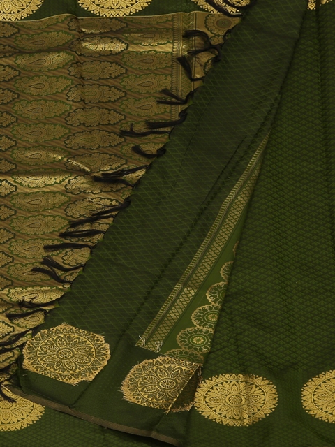 

Pothys Green Woven Design Art Silk Saree