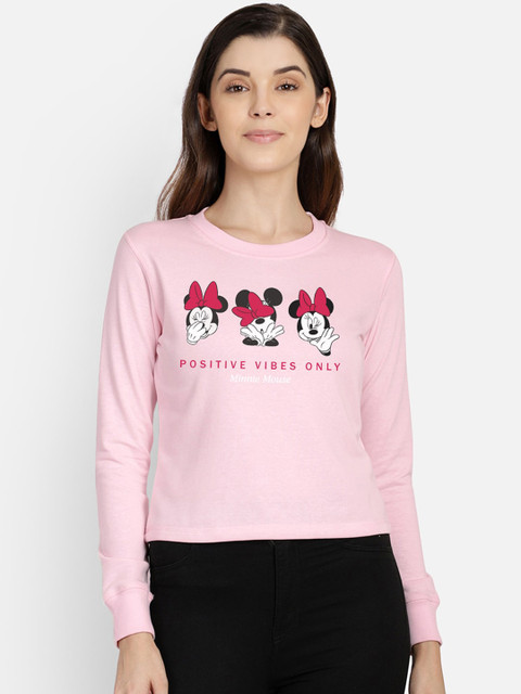 

Free Authority Women Pink Printed Sweatshirt