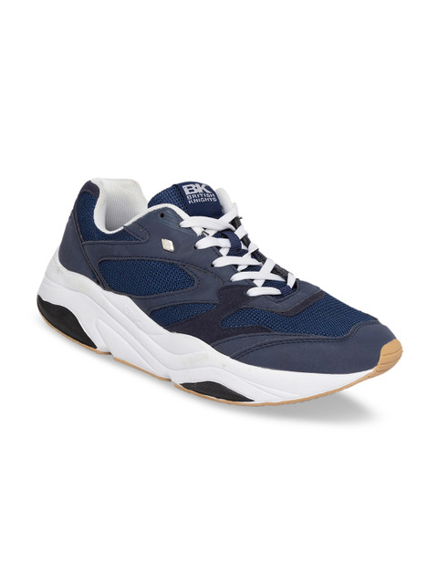 

BRITISH KNIGHTS Men Navy Blue Colourblocked Sneakers