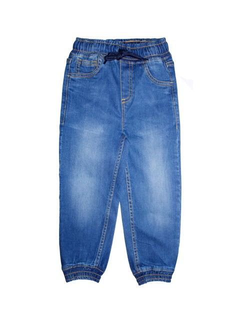 

KiddoPanti Boys Blue Regular Fit Mid-Rise Clean Look Jeans