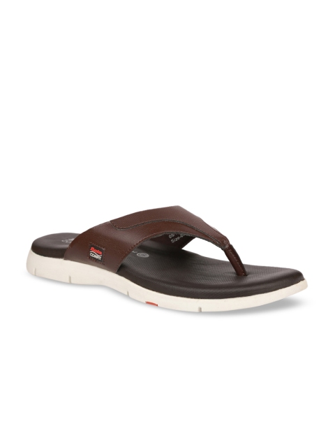 

Bata Men Brown Solid Thong Flip-Flops