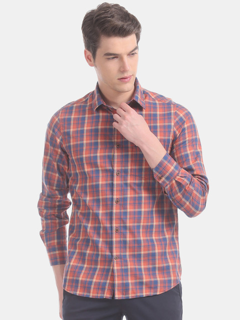 

Arrow Sport Men Multicoloured Slim Fit Checked Casual Shirt, Multi