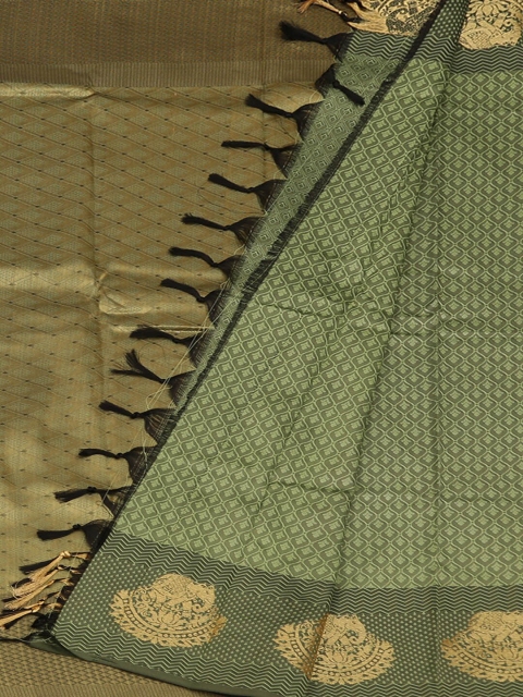 

Pothys Green Woven Design Art Silk Saree
