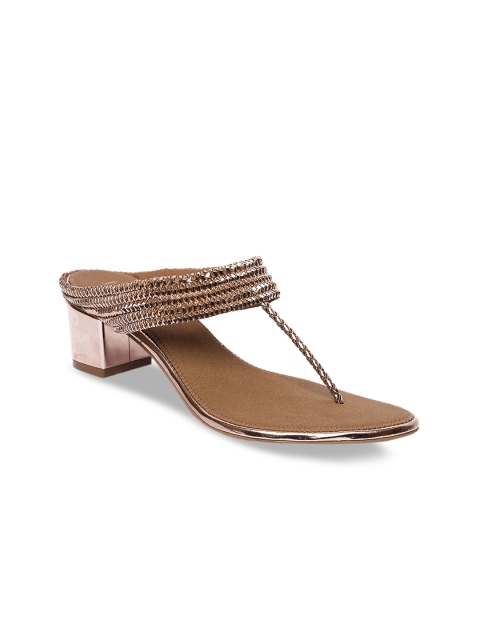 

Inc 5 Women Gold-Toned Embellished Heels
