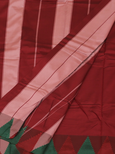 

Pothys Pink & Maroon Art Silk Solid Saree