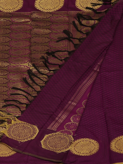

Pothys Purple Woven Design Art Silk Saree