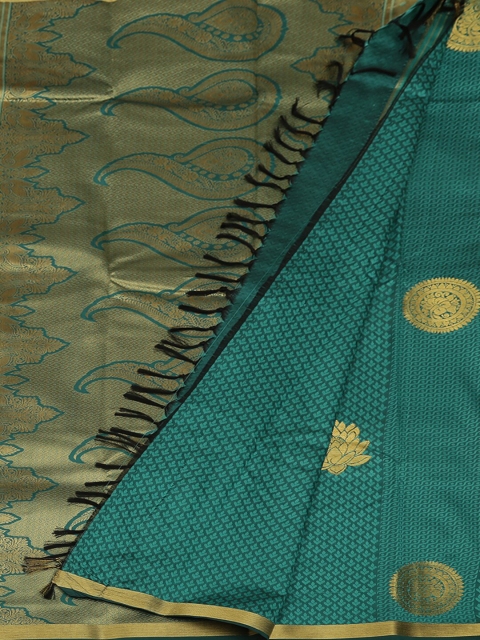 

Pothys Green Printed Art Silk Saree