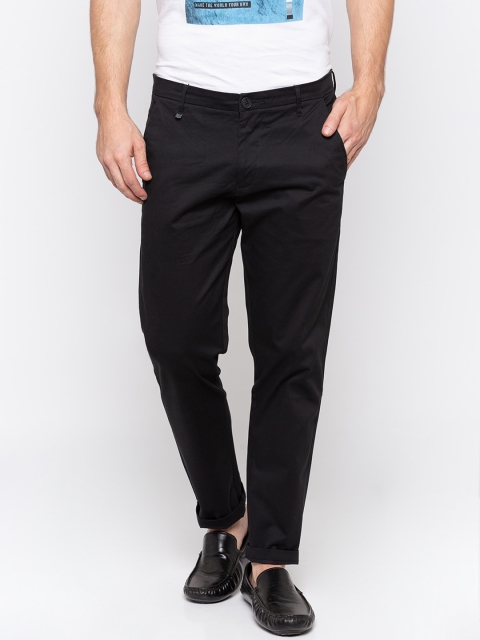 

SPYKAR Men Black Slim Fit Solid Chinos