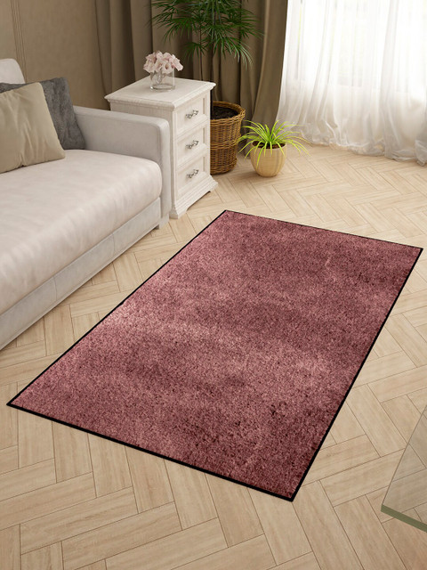 

Story@home Burgundy Solid Anti-Skid Carpet