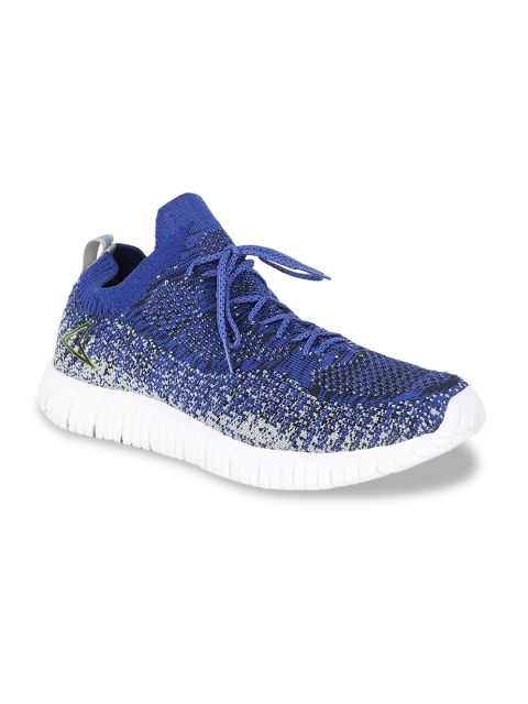 

Power Men Blue Textile Running Shoes