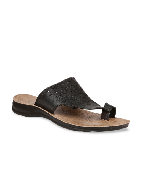 

Bata Men Black Comfort Sandals