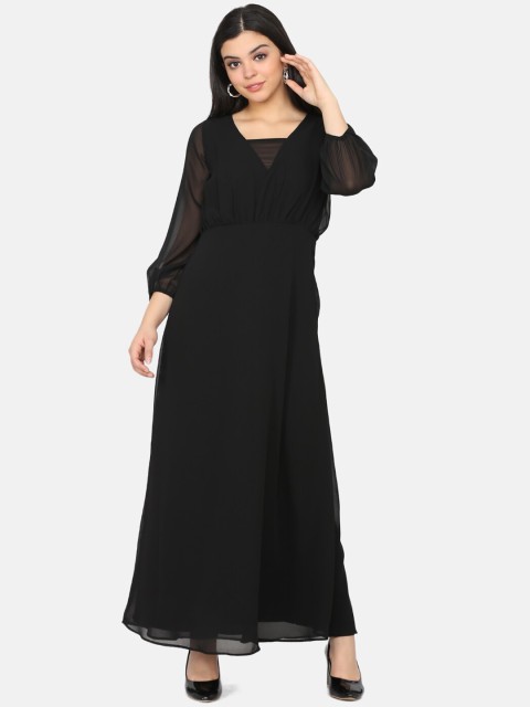 

Eavan Women Black Solid Maxi Dress