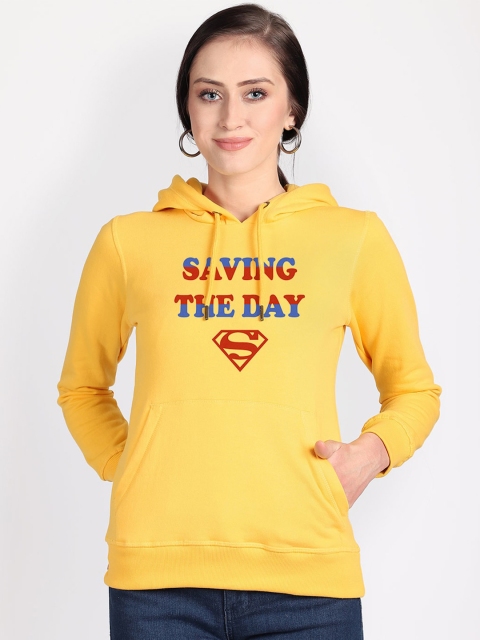 

Free Authority Women Yellow & Red Printed Hooded Sweatshirt