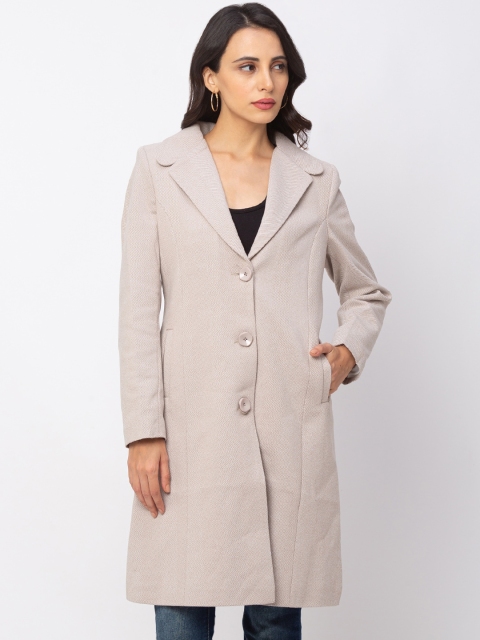 

Globus Women Camel Brown Solid Coat