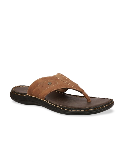 

Weinbrenner Men Brown Leather Comfort Sandals