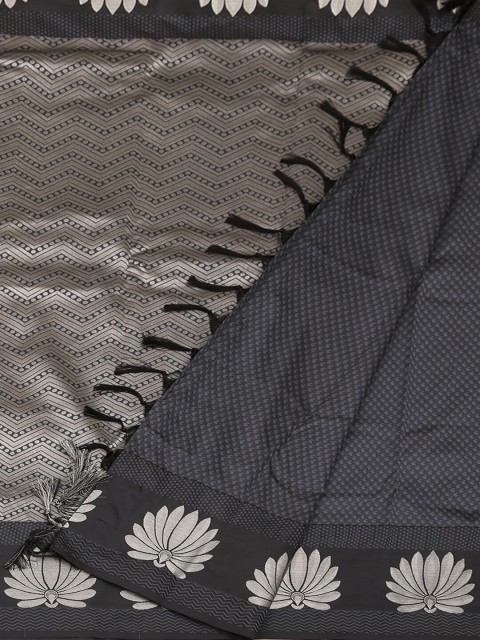 

Pothys Grey Woven Design Art Silk Saree