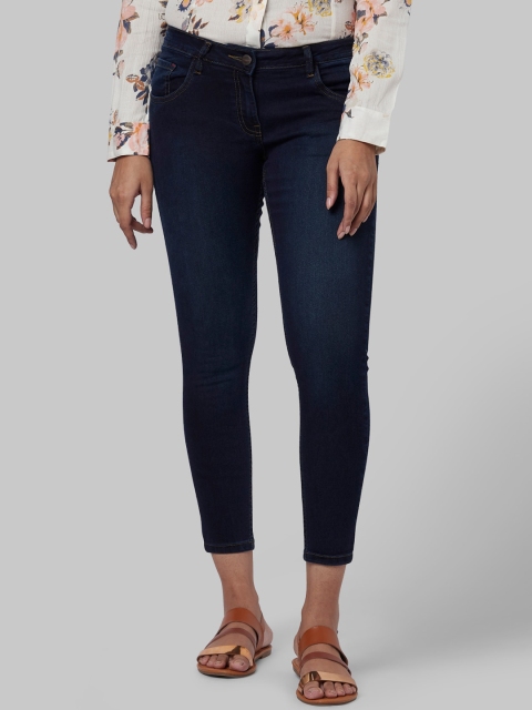 

Park Avenue Woman Women Blue Skinny Fit Mid-Rise Clean Look Jeans