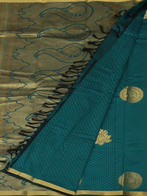 

Pothys Green Woven Design Art Silk Saree