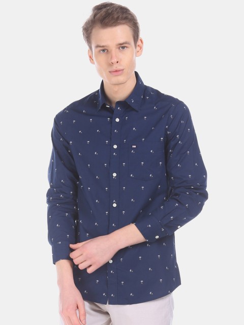 

Arrow Sport Men Blue Regular Fit Printed Casual Shirt