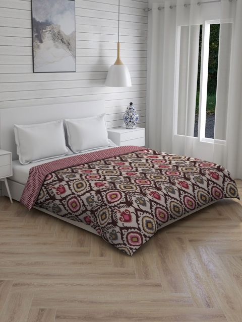 

Boutique Living India Multicoloured Ethnic Motifs Mild Winter 150 GSM Double Bed Comforter, Multi