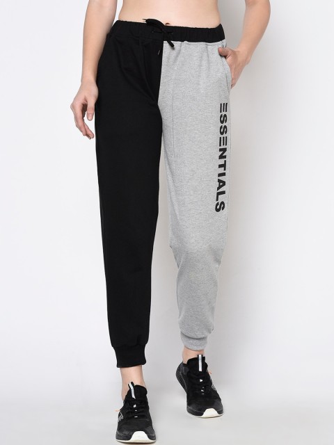 

Rigo Women Black & Grey Colourblocked Outdoor Joggers
