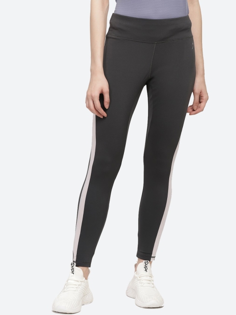 

SG Women Charcoal Grey Solid Straight-Fit Track Pants
