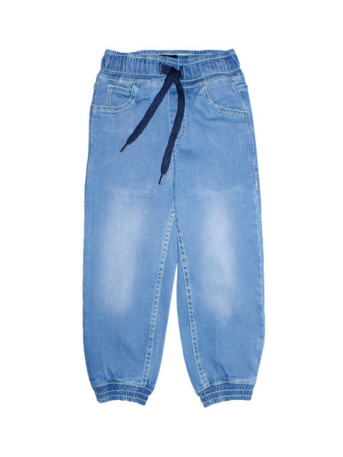 

KiddoPanti Boys Blue Regular Fit Mid-Rise Clean Look Stretchable Jeans