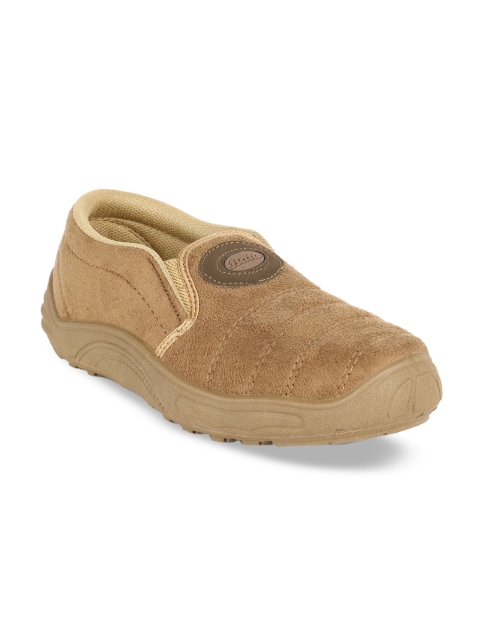 

Bata Men Beige Slip-On Sneakers