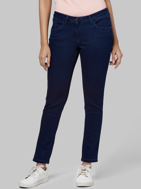 

Park Avenue Woman Women Blue Skinny Fit Mid-Rise Clean Look Jeans