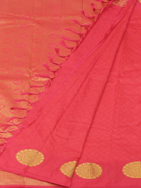 

Pothys Coral Solid Art Silk Saree