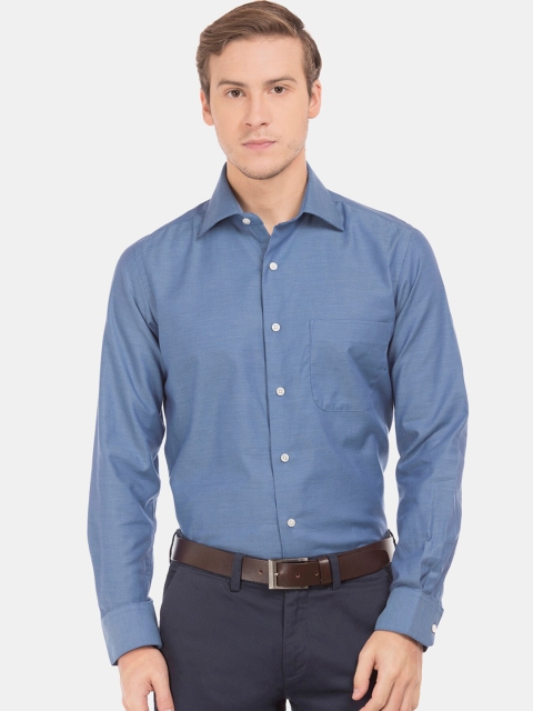 

Arrow Men Blue Regular Fit Printed Formal Shirt