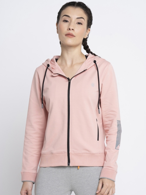 

Cultsport Women Pink Solid Sweatshirt