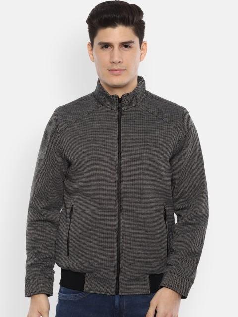 

Van Heusen Sport Men Grey Solid Bomber