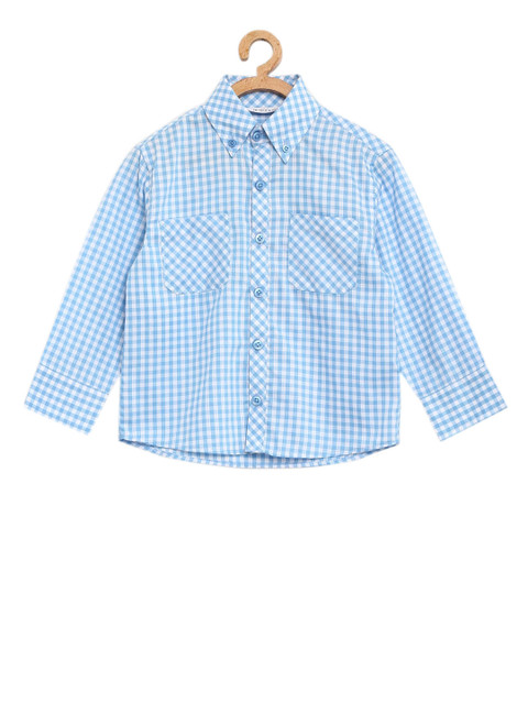 

KIDKLO Boys Blue Shirt