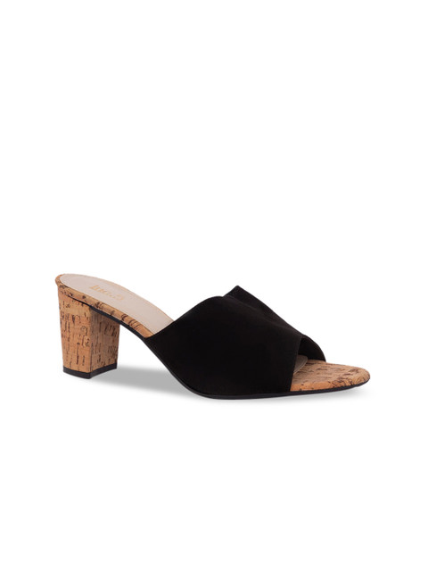 

Inc 5 Women Black Solid Mules