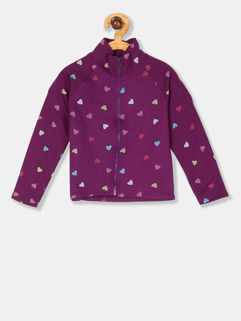 

Cherokee Girls Purple Printed Sweatshirt