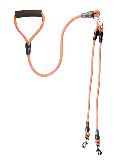 

Pawsindia Brown Dual Clip Dog Leash