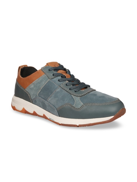 

Hush Puppies Men Grey Nubuck Sneakers