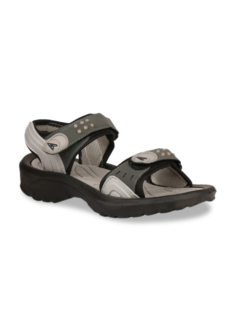

Power Men Grey & Black Sports Sandals
